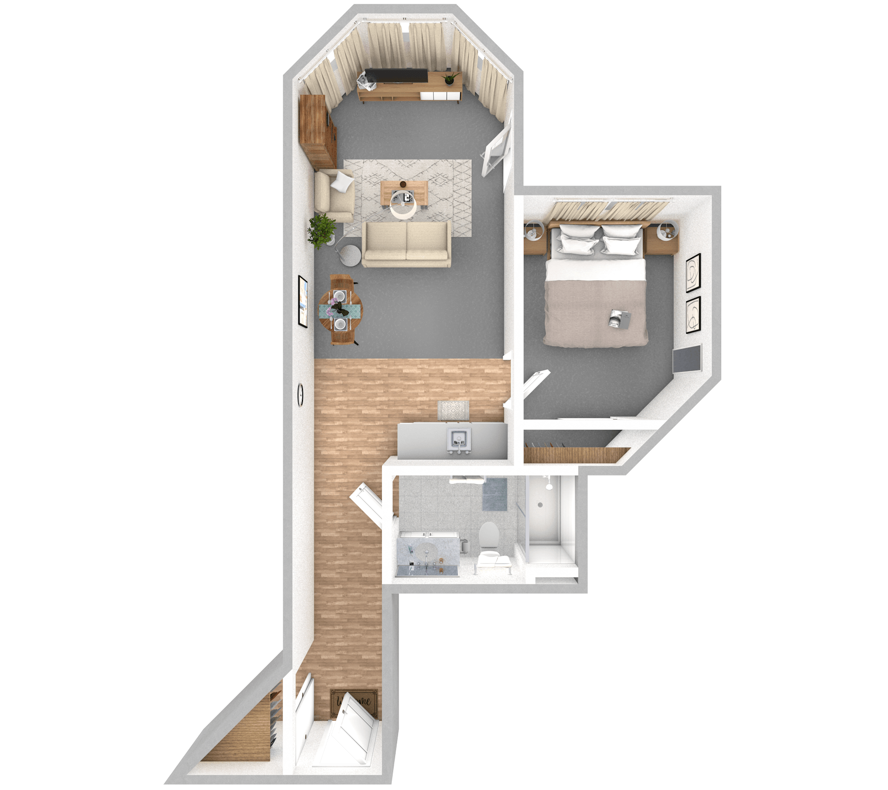 Zinnia floor plan