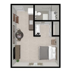 Oak floor plan