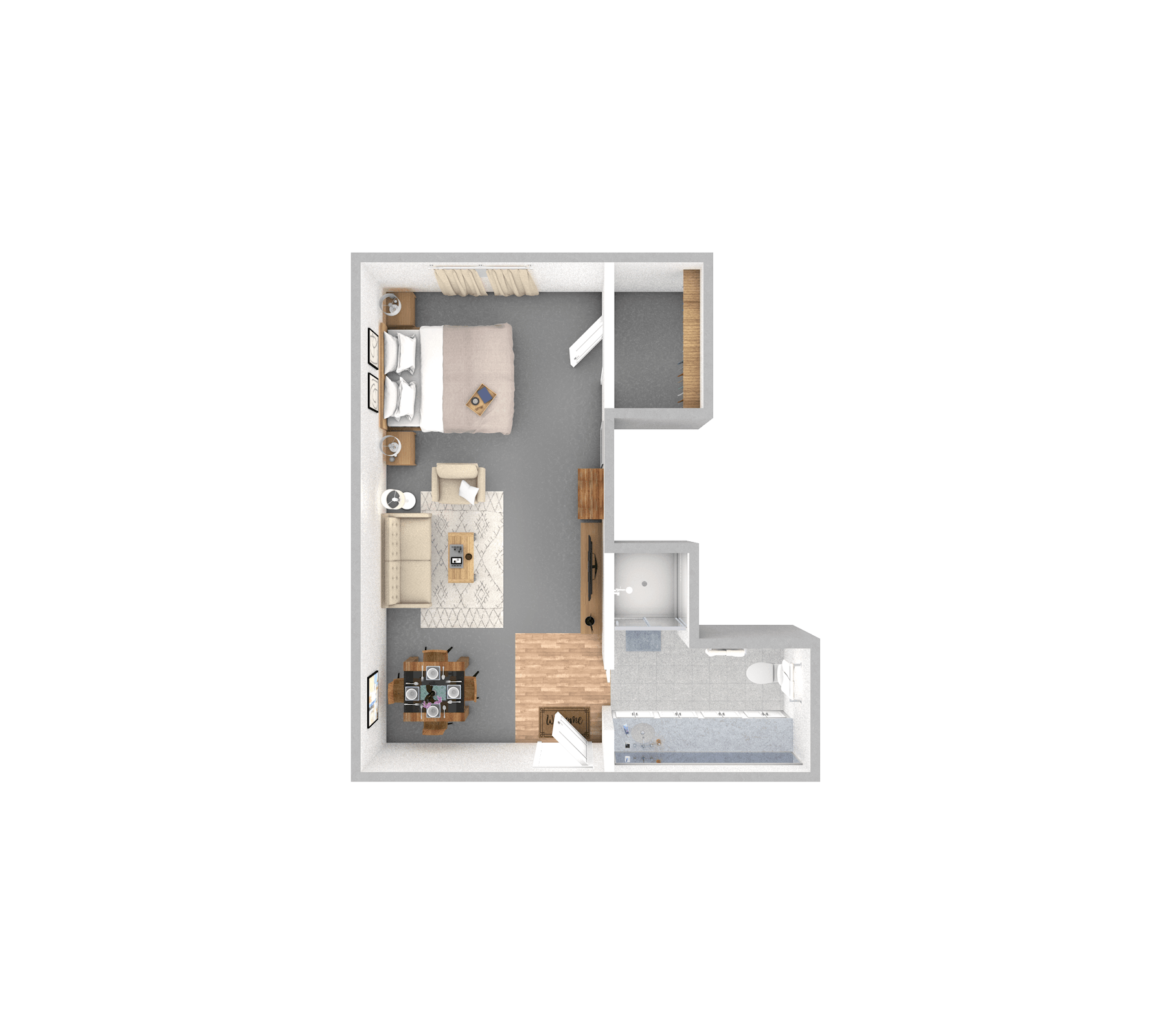 Ponderosa Studio floor plan